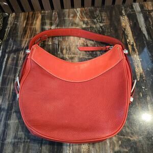 Michael Kors Reddish Hobo Leather Shoulder Bag